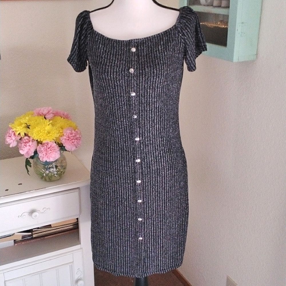 Say What? Sparkly Knit Dress.